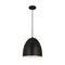 Z-Lite Z Studio Dome Pendant 1 Light Pendant, Matte Black 6012P12-SBK - alternate 3